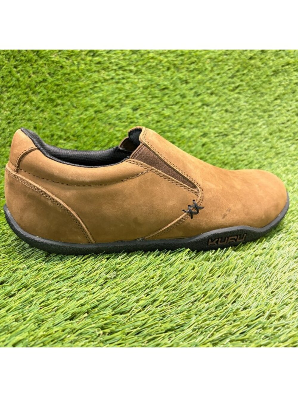 Kuru Kivi Womens Size 8.5 Brown Classic Walking Outdoor Leather Slip On Shoes